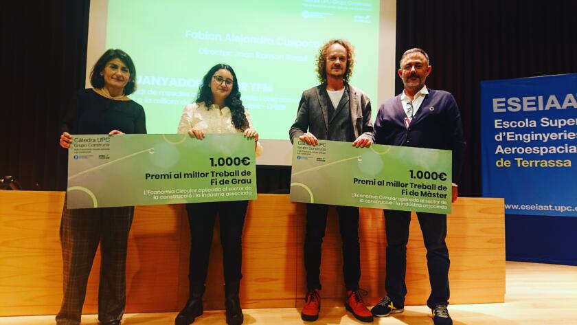 II Premios Catedra UPC Grupo Construcia construccion economia circular